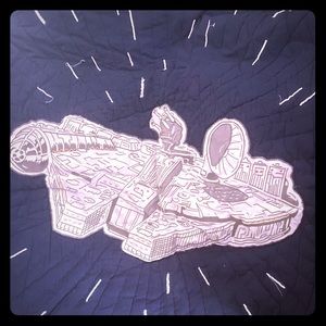 Pottery Barn Star Wars quilt and sham set.